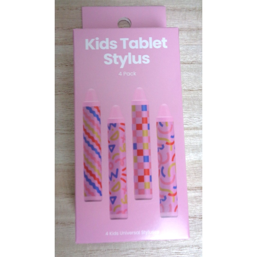 Kids Tablet‎ Stylus Pen 4-Pack Crayon Style Touchscreen Pens for iPad & Tablets